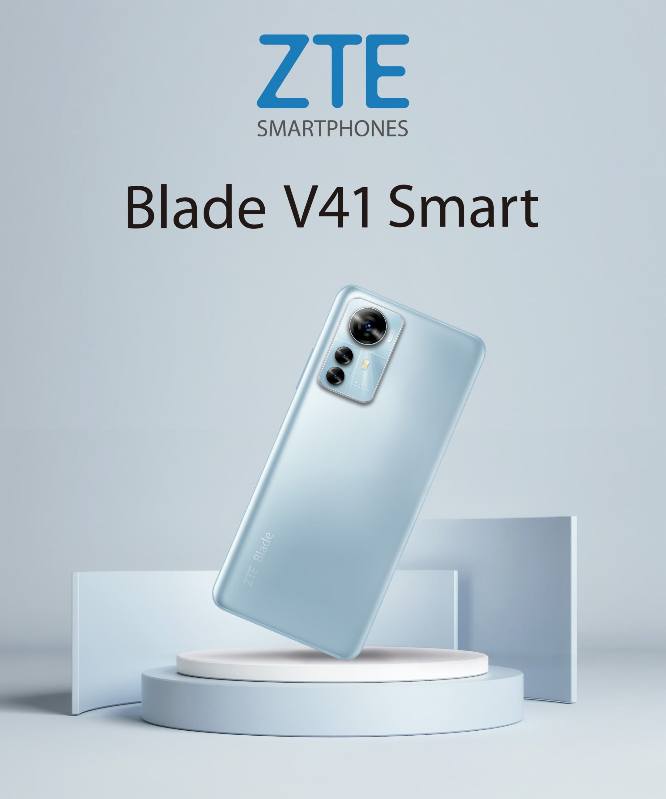 ZTE Blade V41 Smart (3D azul)
